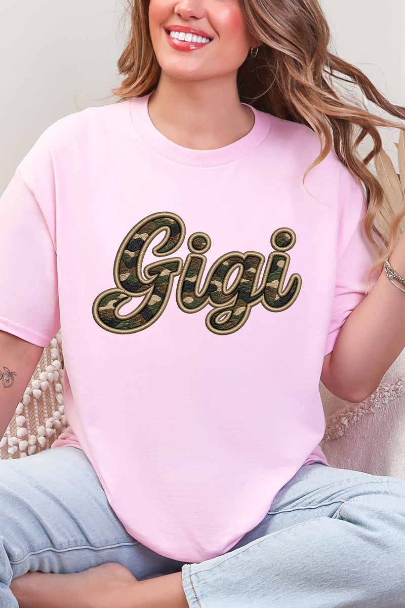 Camo Couture Gigi Short Sleeve Relaxed Fit T-Shirt