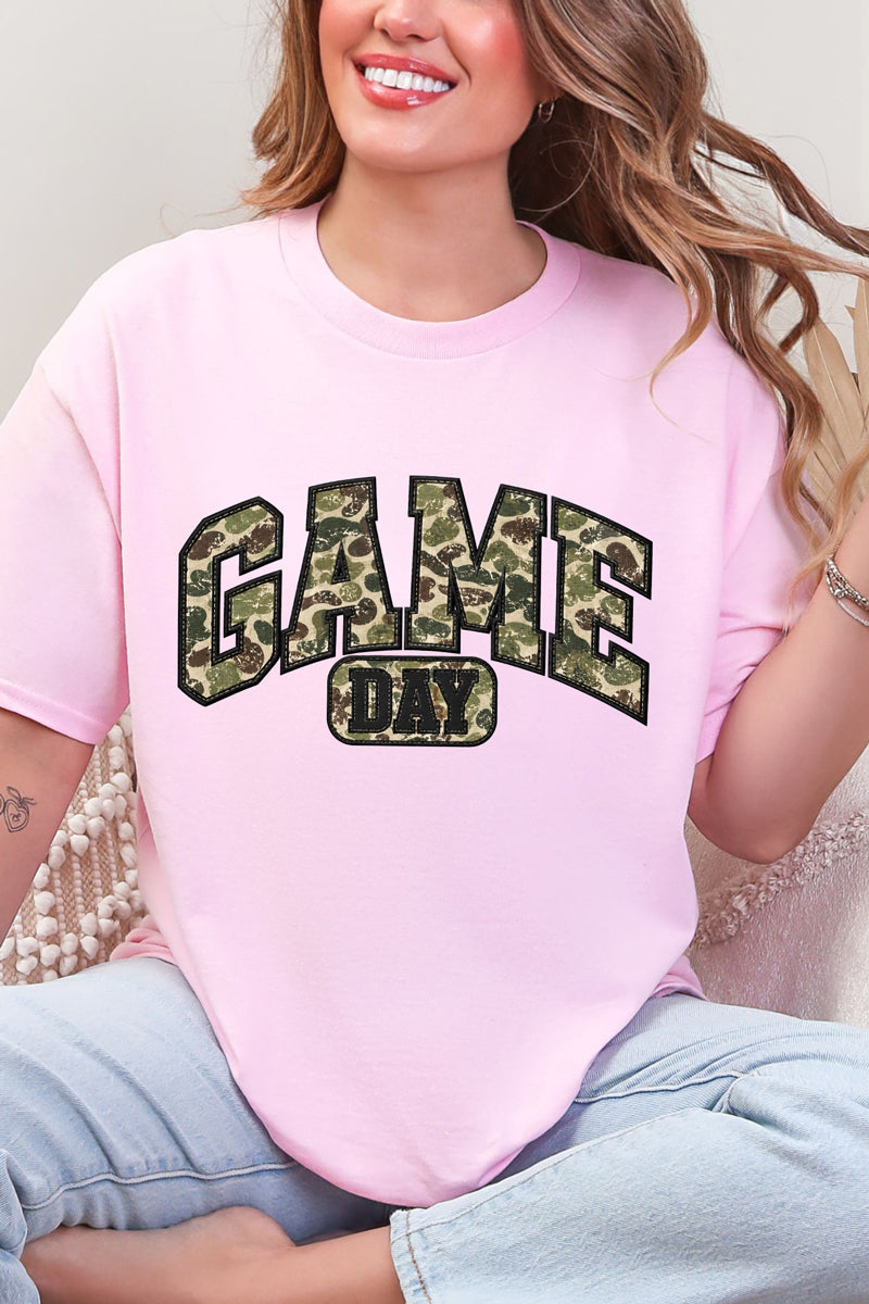 Camo Game Day Short Sleeve Relaxed Fit T-Shirt
