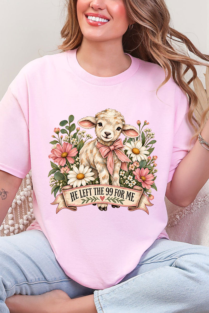 Lamb Left The 99 Short Sleeve Relaxed Fit T-Shirt