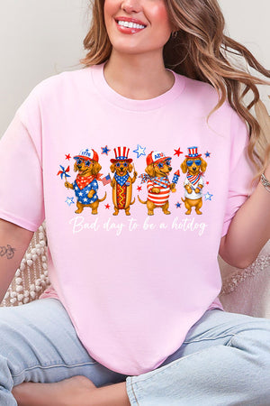 Red, White & Weiner Short Sleeve Relaxed Fit T-Shirt