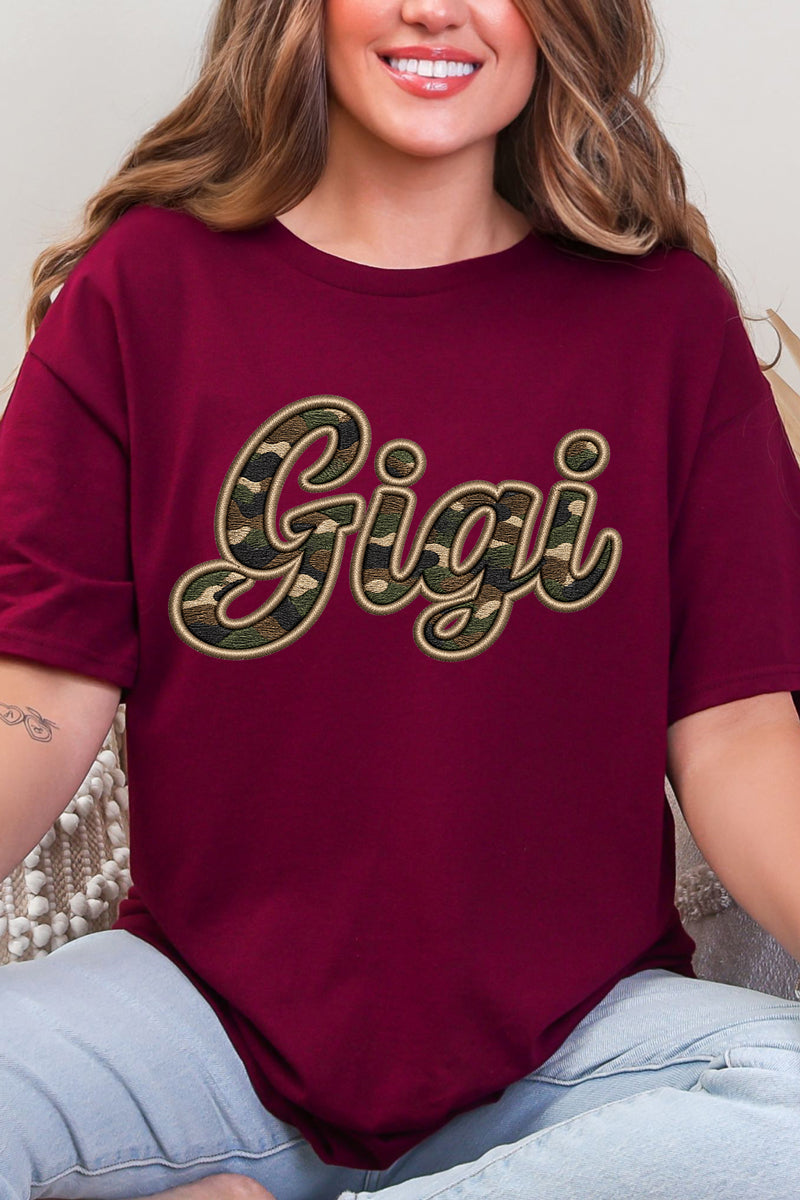 Camo Couture Gigi Short Sleeve Relaxed Fit T-Shirt