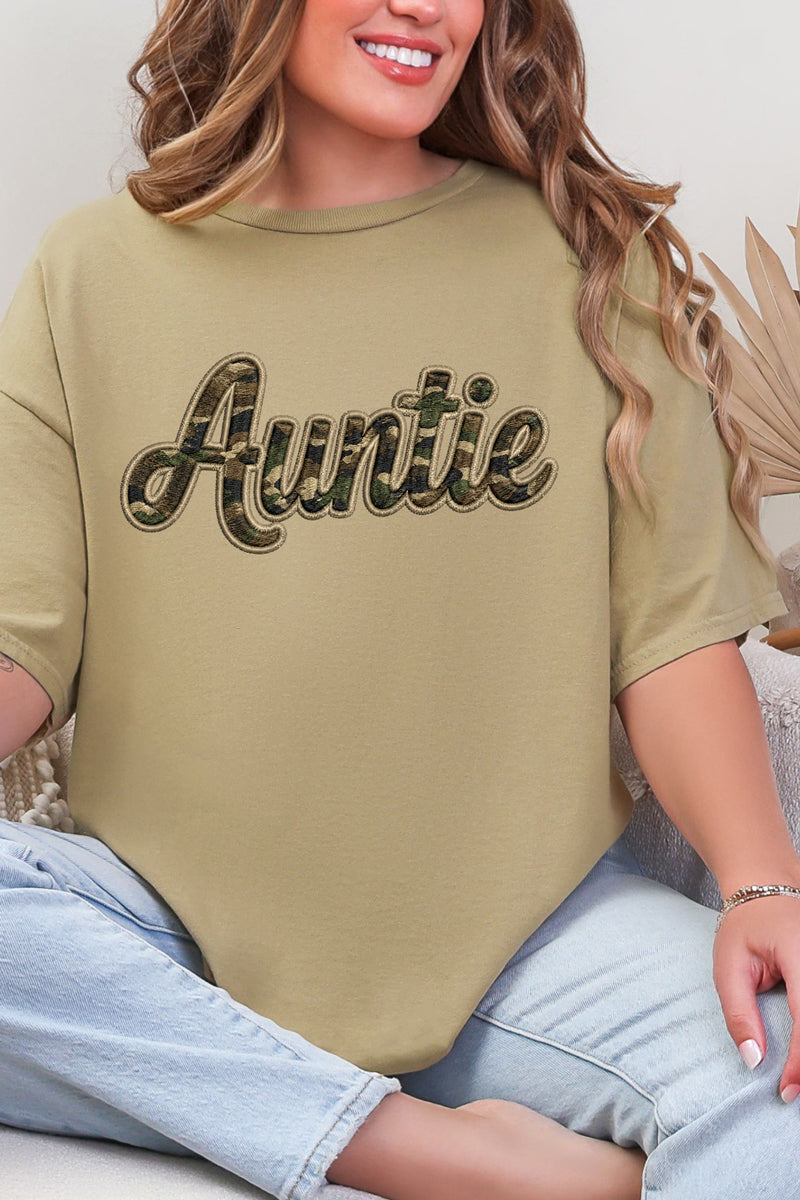 Camo Couture Auntie Short Sleeve Relaxed Fit T-Shirt