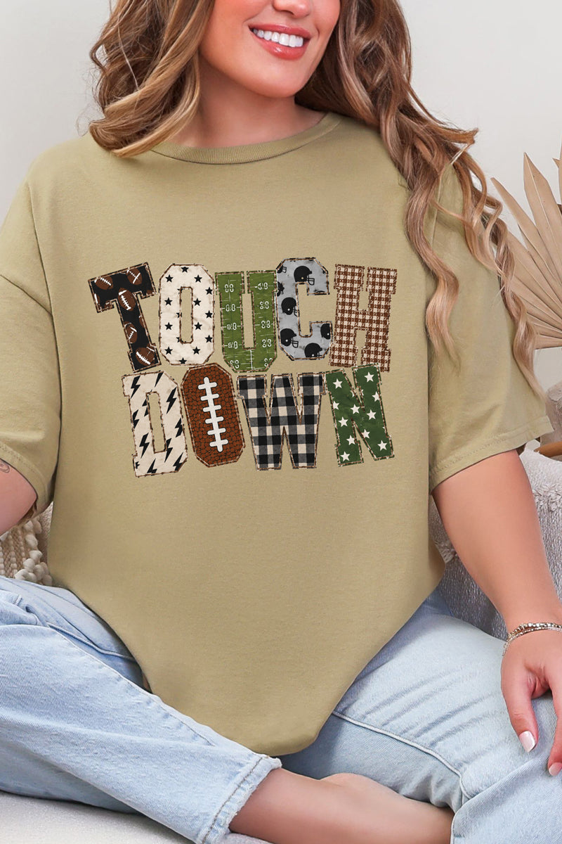 Touchdown Patterned Play Short Sleeve Relaxed Fit T-Shirt