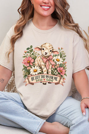 Lamb Left The 99 Short Sleeve Relaxed Fit T-Shirt