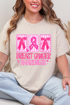 Pretty in Pink Awareness Short Sleeve Relaxed Fit T-Shirt