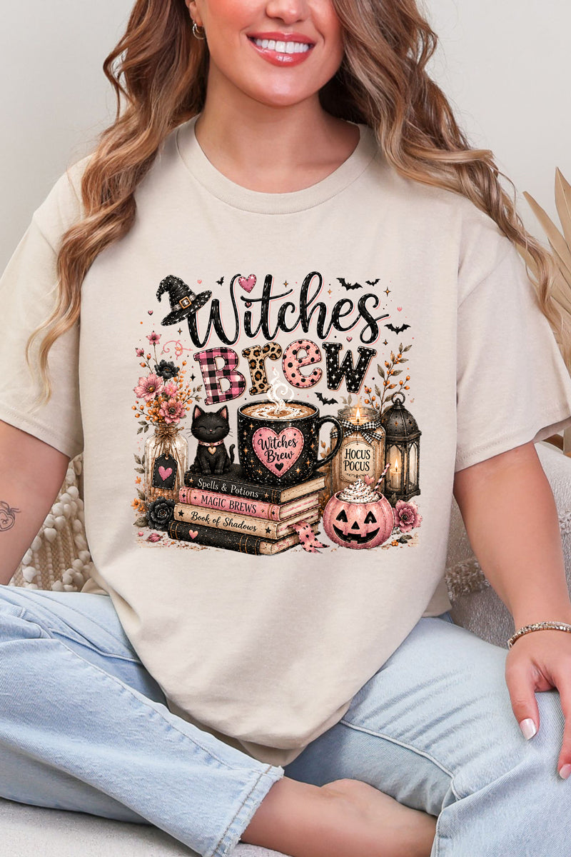 Witches Brew Spells & Potions Short Sleeve Relaxed Fit T-Shirt