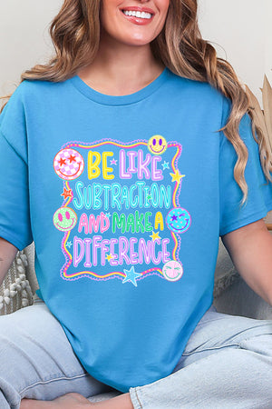 Playful Be Like Subtraction Short Sleeve Relaxed Fit T-Shirt