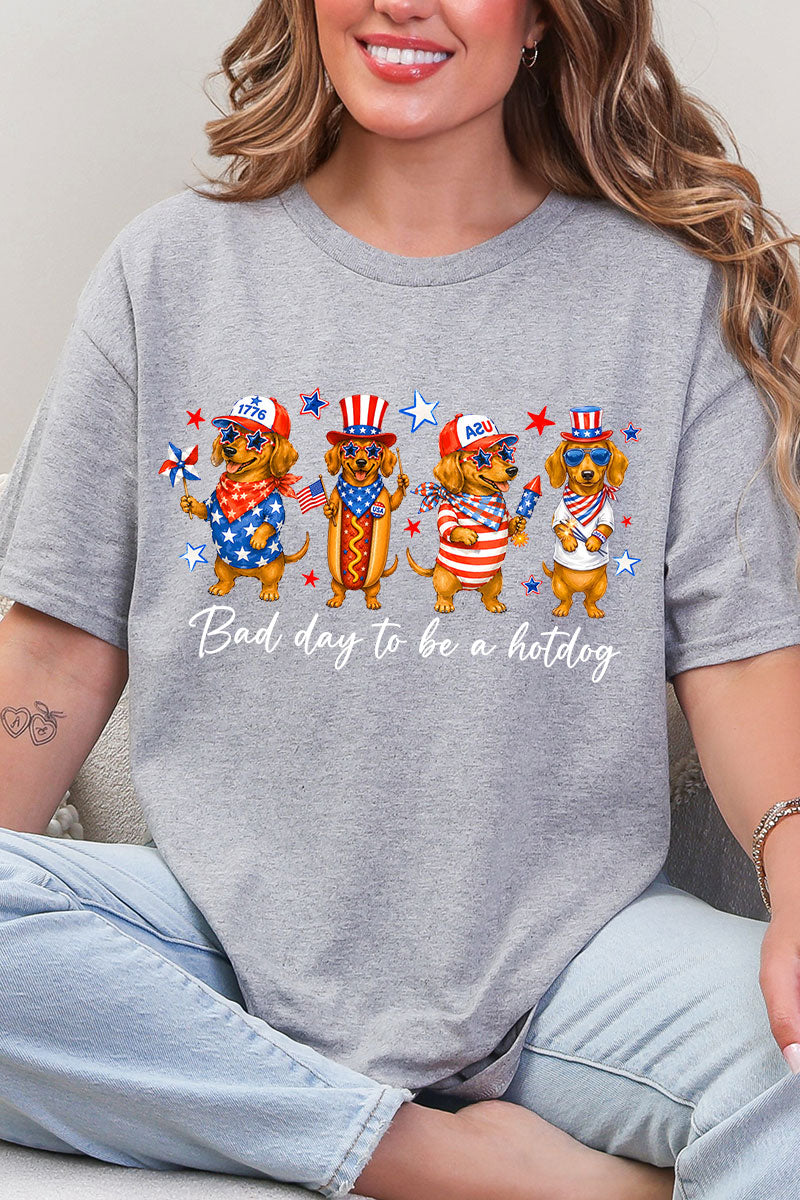 Red, White & Weiner Short Sleeve Relaxed Fit T-Shirt