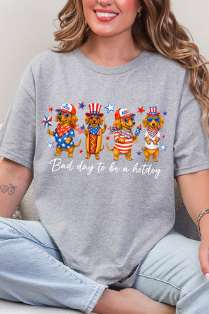 Red, White & Weiner Short Sleeve Relaxed Fit T-Shirt