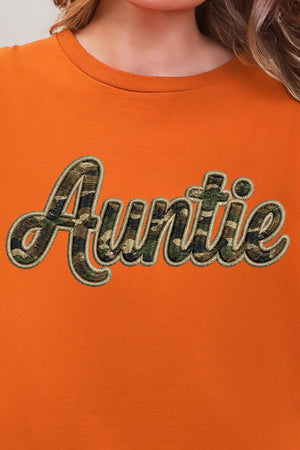 Camo Couture Auntie Short Sleeve Relaxed Fit T-Shirt