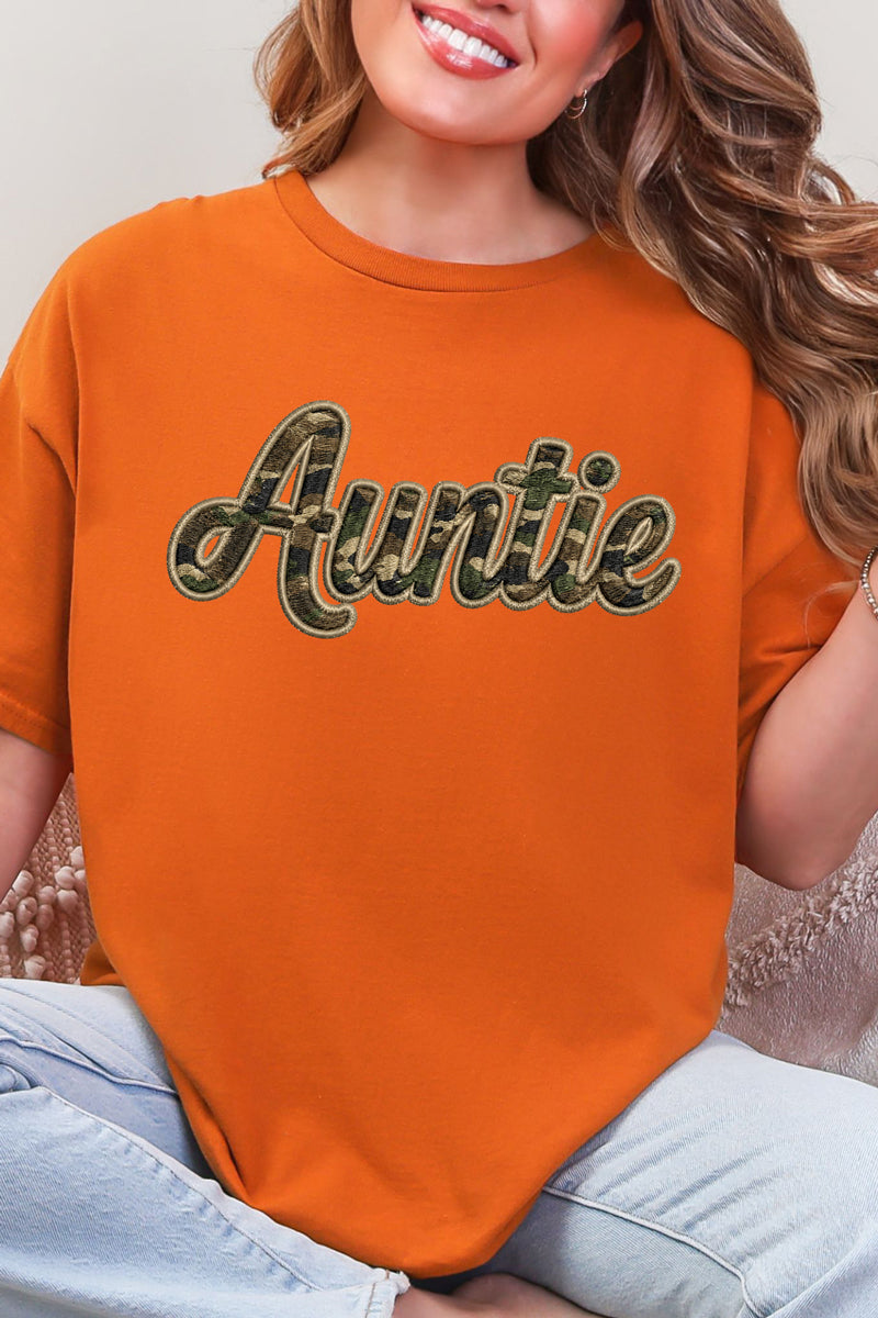 Camo Couture Auntie Short Sleeve Relaxed Fit T-Shirt