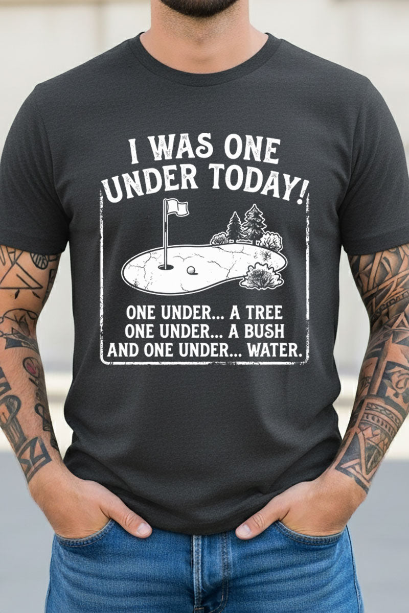 One Under Today Short Sleeve Relaxed Fit T-Shirt