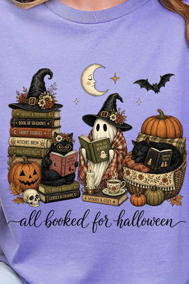 All Booked For Halloween Ready To Press DTF Transfer