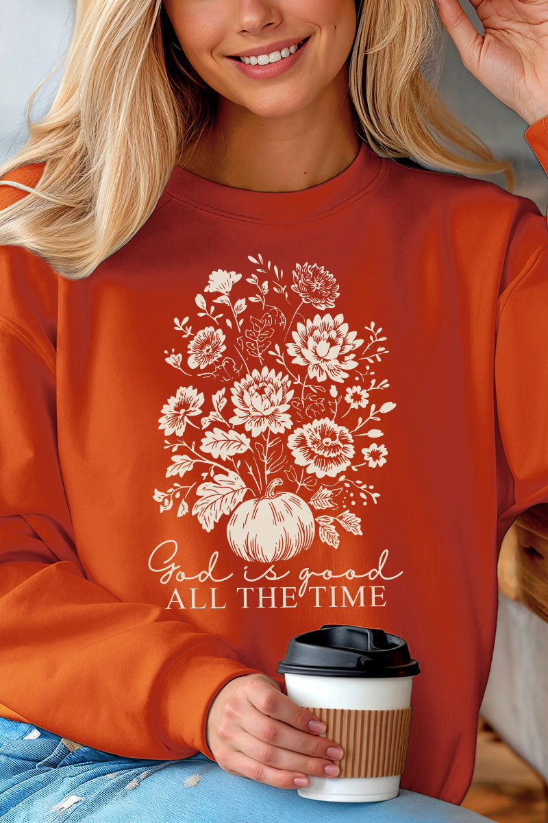 God Is Good & Autumn Is Proof Unisex NuBlend Crew Sweatshirt