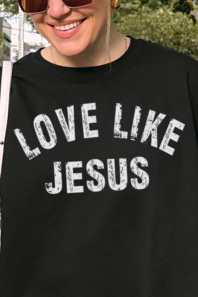 Arched Love Like Jesus Unisex NuBlend Crew Sweatshirt