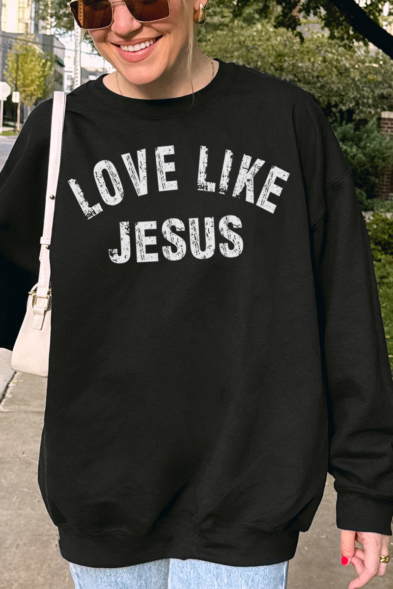 Arched Love Like Jesus Unisex NuBlend Crew Sweatshirt