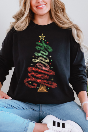 Merry In Motion Comfort Colors Heavyweight Long T-Shirt