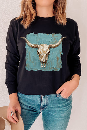 Longhorn Gallery Comfort Colors Heavyweight Long T-Shirt