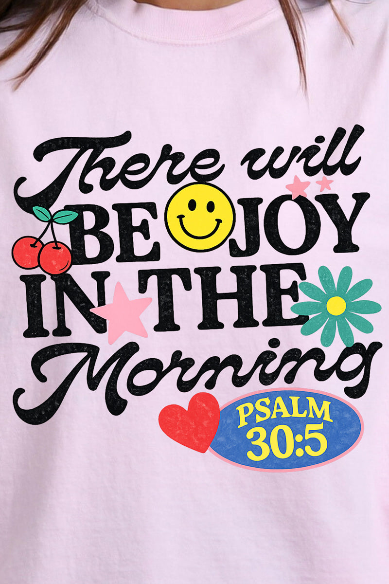 Joy In The Morning Comfort Colors Heavyweight Long T-Shirt