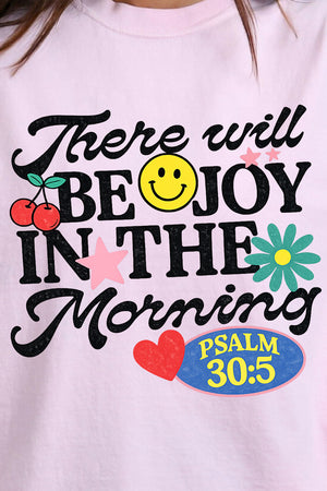 Joy In The Morning Comfort Colors Heavyweight Long T-Shirt