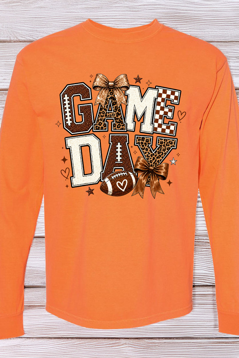 Game Day Spirit Comfort Colors Heavyweight Long T-Shirt