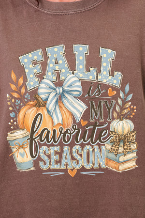 Fall Season Charm Comfort Colors Heavyweight Long T-Shirt