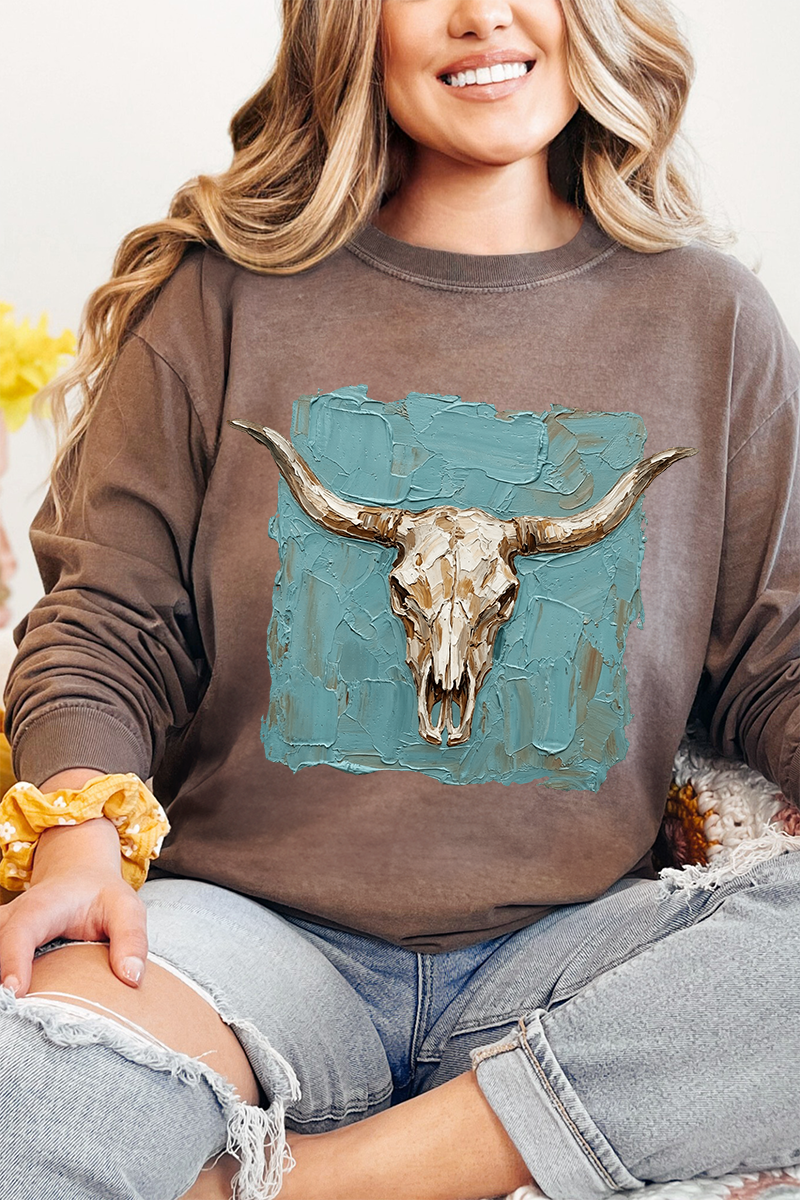Longhorn Gallery Comfort Colors Heavyweight Long T-Shirt