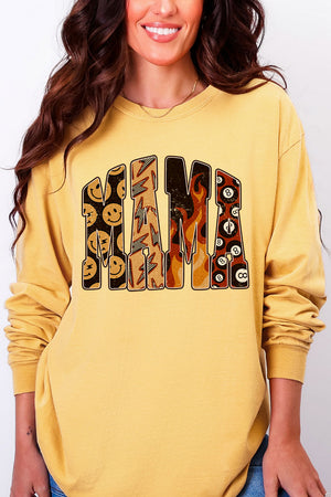 Mama Remix Comfort Colors Heavyweight Long Sleeve T-Shirt