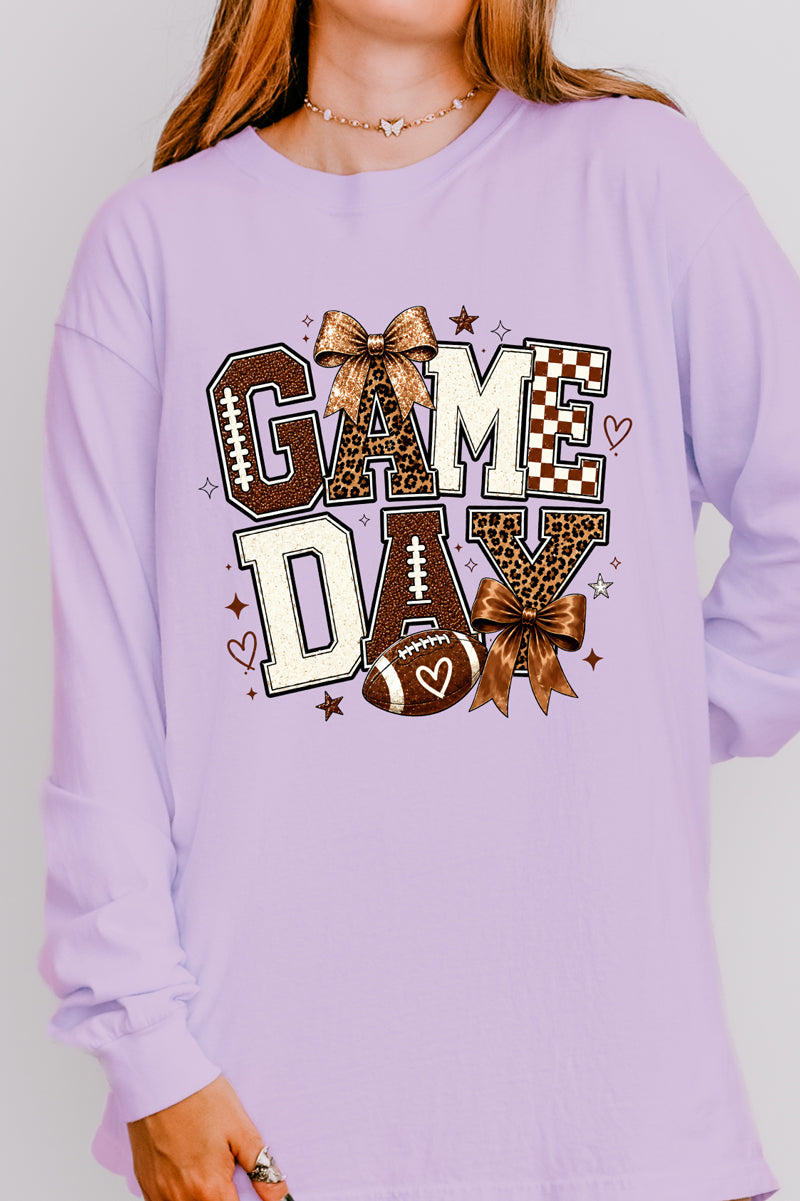 Game Day Spirit Comfort Colors Heavyweight Long T-Shirt