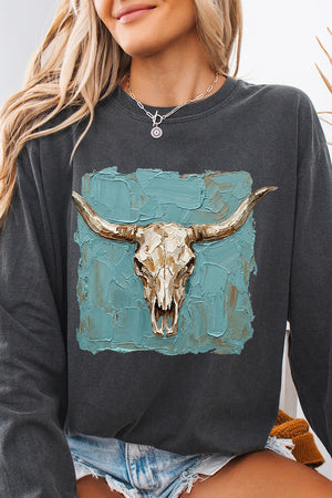 Longhorn Gallery Comfort Colors Heavyweight Long T-Shirt