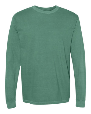Merry Retro Check Comfort Colors Heavyweight Long T-Shirt