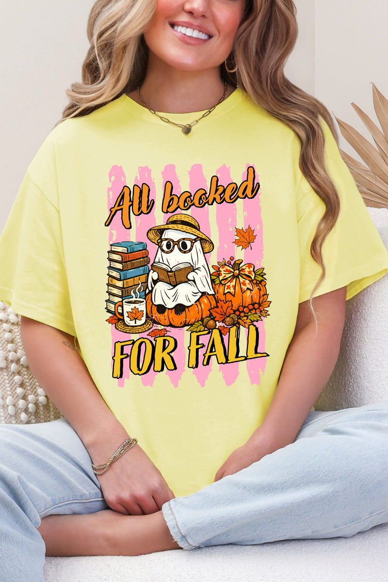 Ghostly All Booked For Fall Softstyle Adult T-Shirt