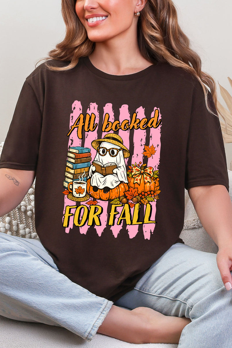Ghostly All Booked For Fall Softstyle Adult T-Shirt