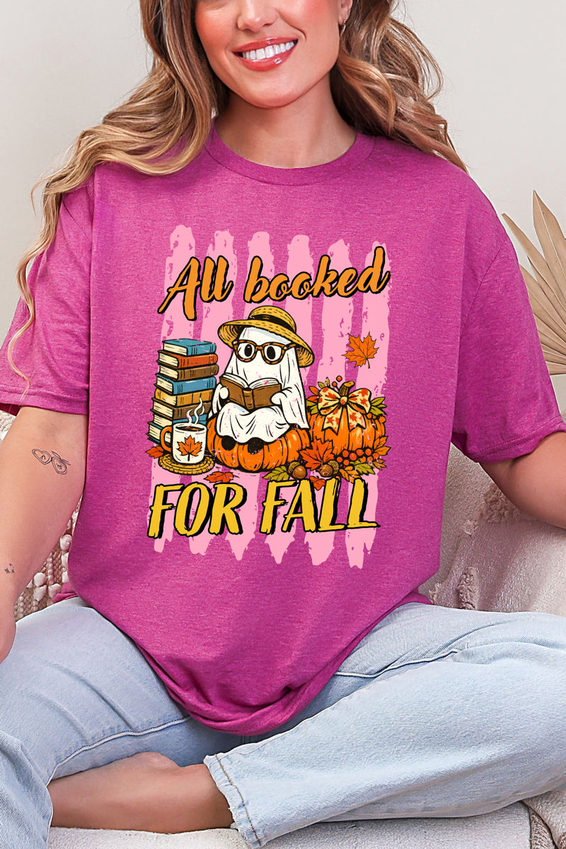 Ghostly All Booked For Fall Softstyle Adult T-Shirt