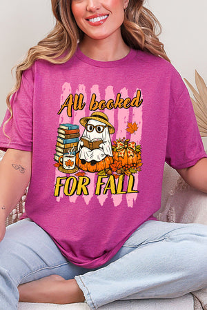Ghostly All Booked For Fall Softstyle Adult T-Shirt