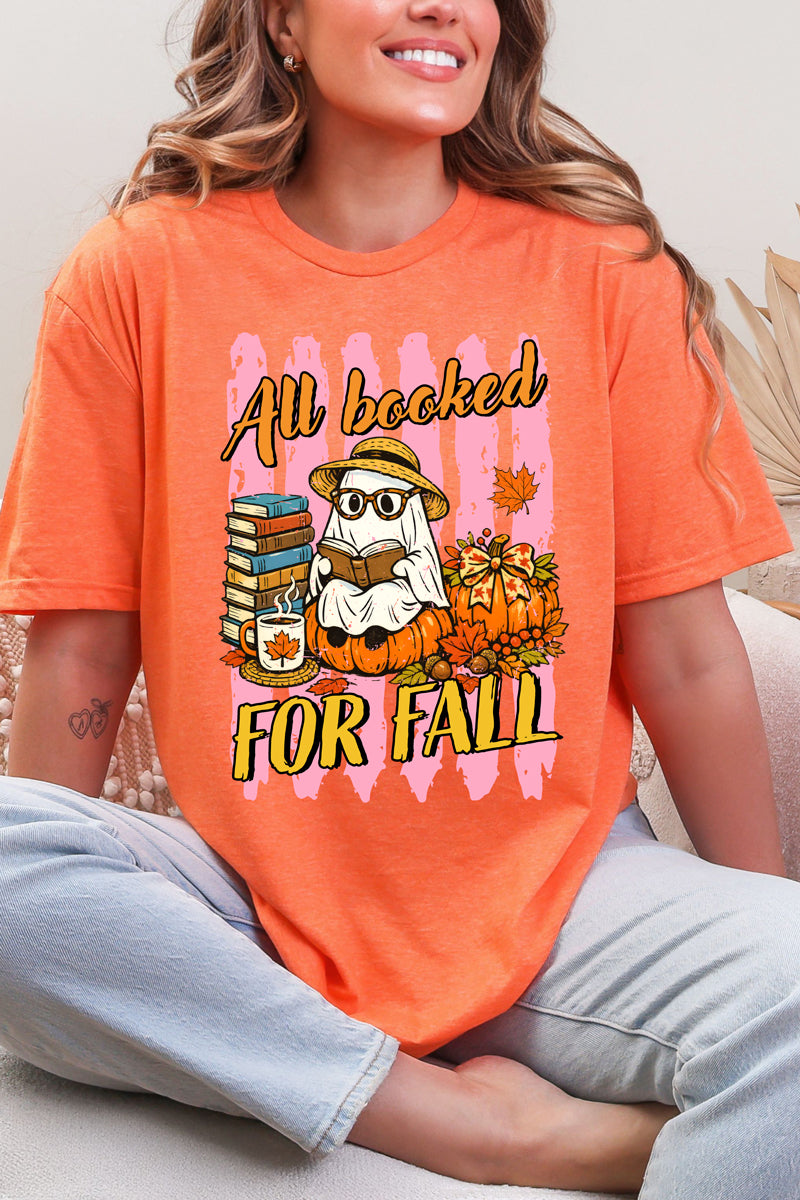 Ghostly All Booked For Fall Softstyle Adult T-Shirt