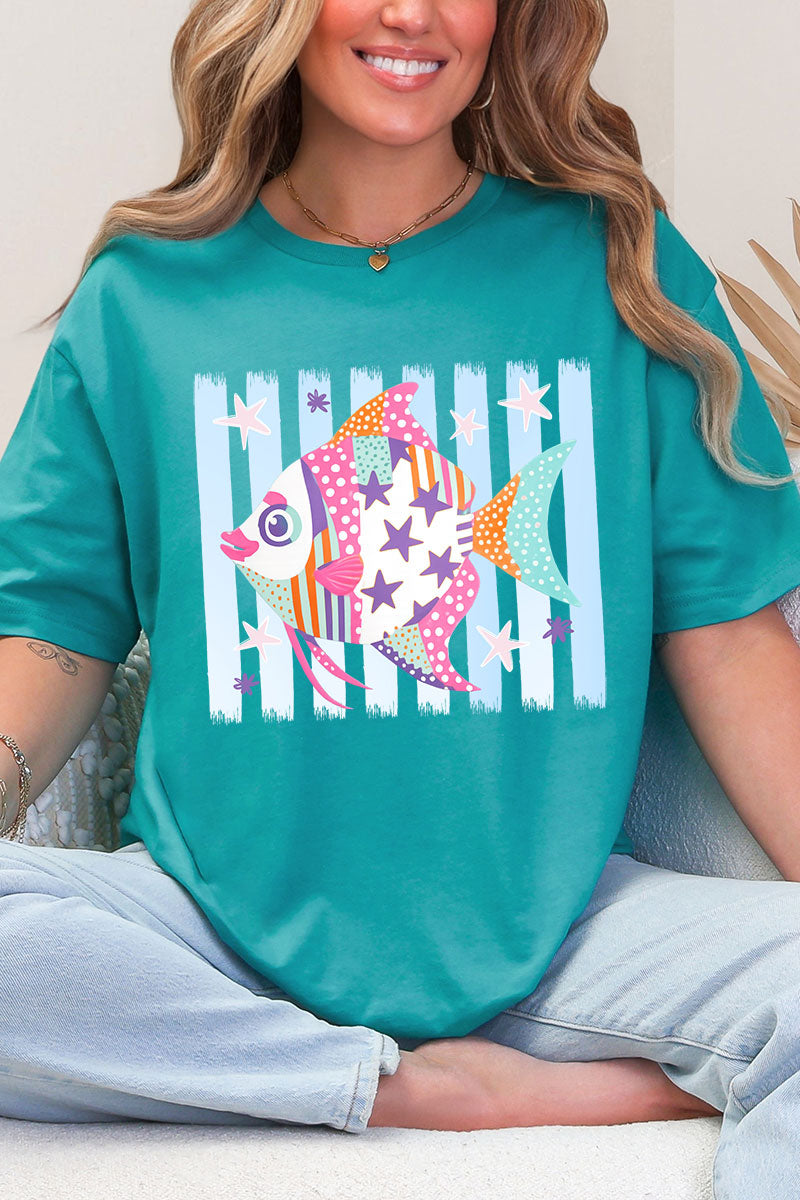 Candy Coast Angelfish Softstyle Adult T-Shirt