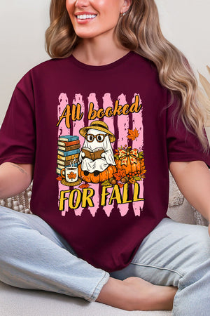 Ghostly All Booked For Fall Softstyle Adult T-Shirt