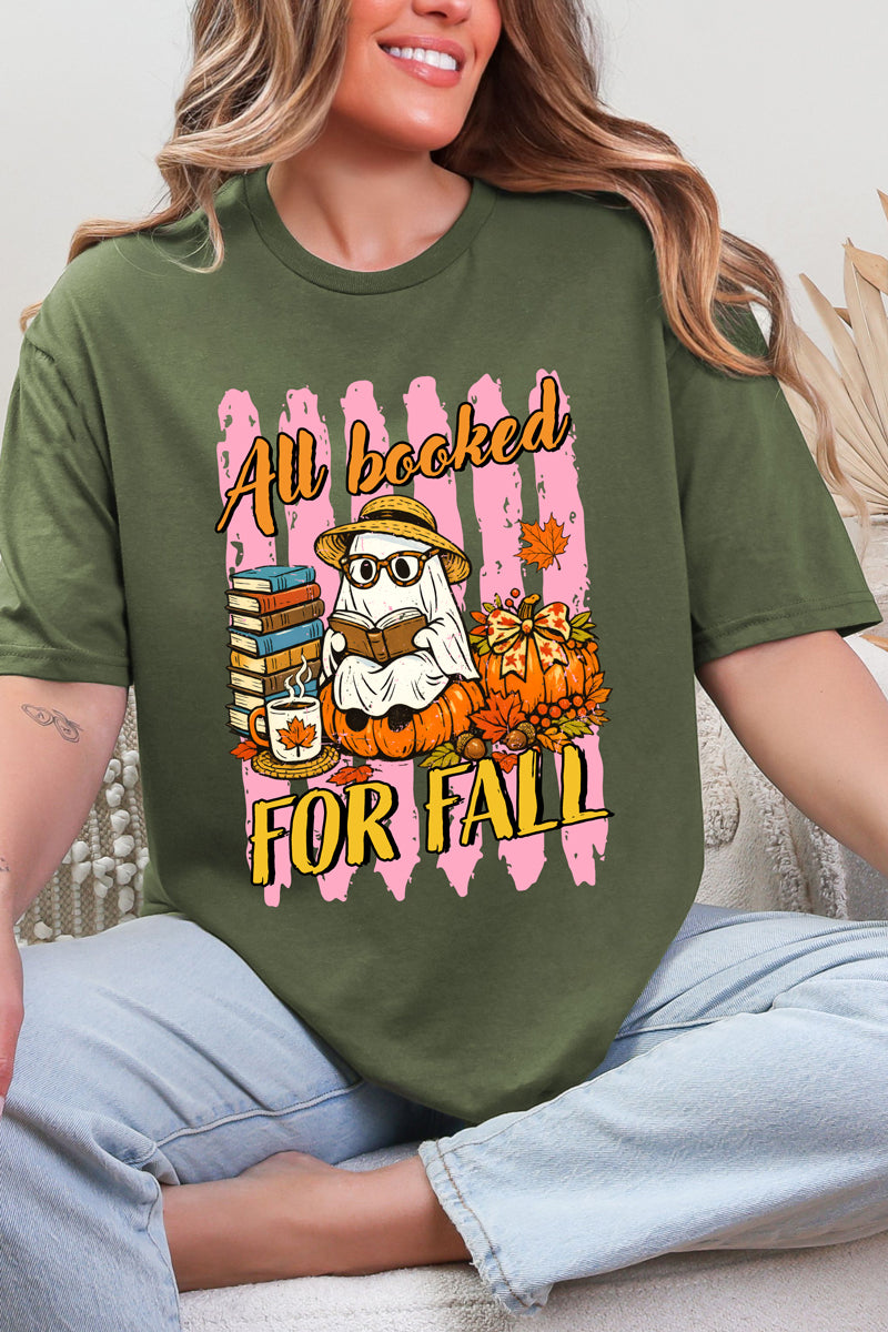 Ghostly All Booked For Fall Softstyle Adult T-Shirt