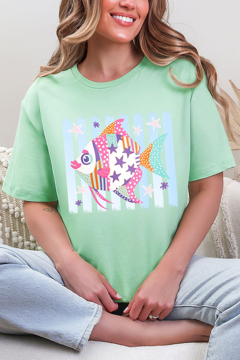 Candy Coast Angelfish Softstyle Adult T-Shirt