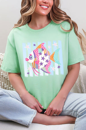 Candy Coast Angelfish Softstyle Adult T-Shirt