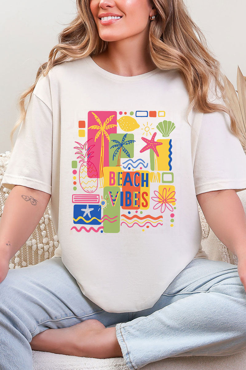 Coastal Daydreams Beach Vibes Softstyle Adult T-Shirt