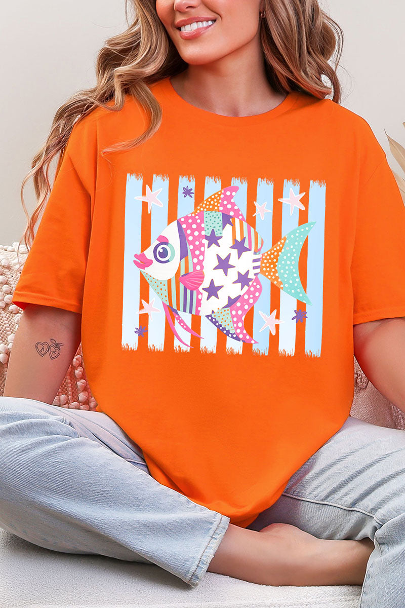 Candy Coast Angelfish Softstyle Adult T-Shirt