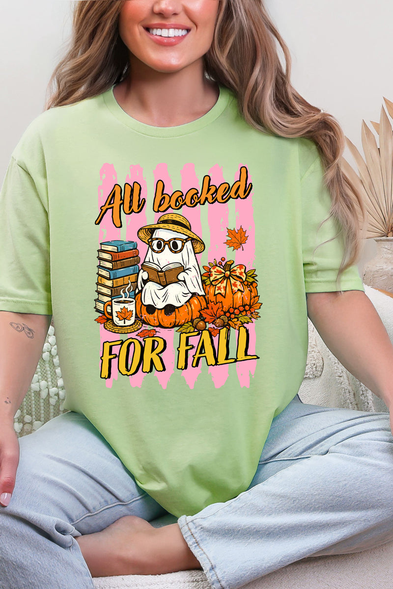 Ghostly All Booked For Fall Softstyle Adult T-Shirt