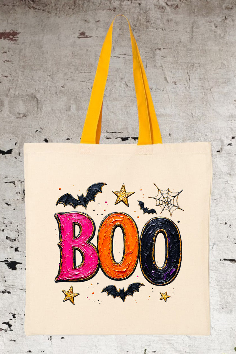 Bold Boo Medium Canvas Tote
