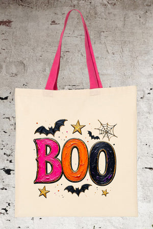 Bold Boo Medium Canvas Tote