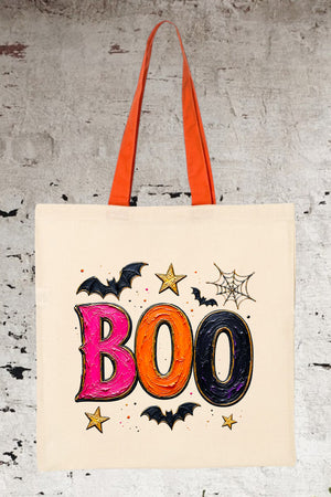 Bold Boo Medium Canvas Tote