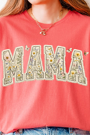 Buzzing Blooms Mama Softstyle Adult T-Shirt