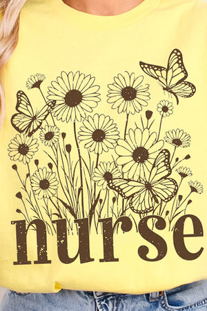 Wildflower Nurse Softstyle Adult T-Shirt