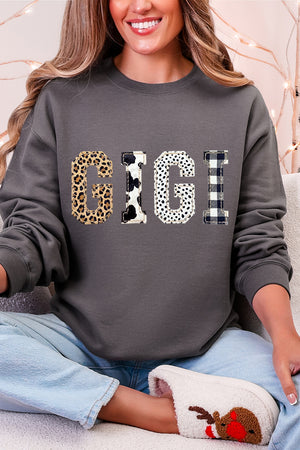 Pattern Play Gigi Heavy Blend Crew Sweatshirt